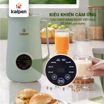 Máy Xay Nấu Đa Năng-Máy Làm Sữa Hạt Cao Cấp Model H1-H2 600ml-750W Hàng Chính Hãng KALPEN-GIA DỤNG ĐỨC Bảo Hành 2 Năm