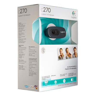 Webcam Laptop 720P Logitech C270
 - Hàng Chính Hãng