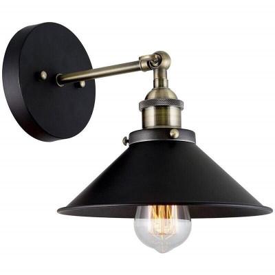 Đèn tường, đèn tường Mẫu đèn vách Vintage chao hình nón cổ điển