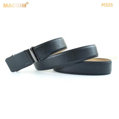 Thắt lưng nam da thật cao cấp nhãn hiệu Macsim MS55
