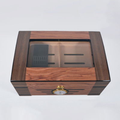 Hộp đựng Xì Gà Và Giữ Ẩm Mặt Kính, tủ cigar, Tủ Xì Gà DH-DGT2028