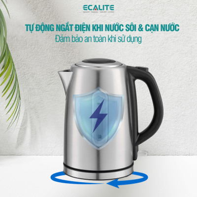 Bình Đun Siêu Tốc Ecalite EK-G1723 (1.7L) - Hàng Chính Hãng 
