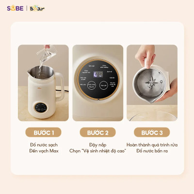 Máy làm sữa hạt Bear 1L SB-SH09Q 1L (800W)- Hàng chính hãng