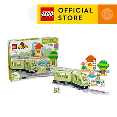 LEGO DUPLO 10427 Đồ Chơi Lắp Ráp Tàu Lửa Phiêu Lưu Tương Tác (57 chi tiết)