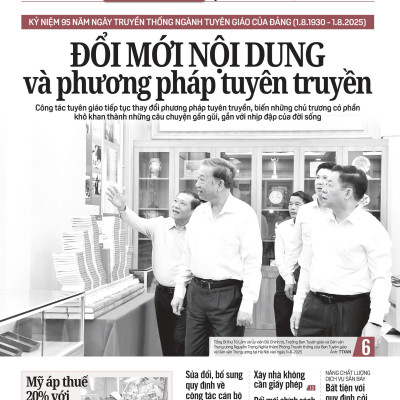 Nhật báo Người Lao Động từ ngày 29-07-2025 đến 03-08-2025