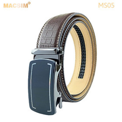 Thắt lưng nam da thật cao cấp nhãn hiệu Macsim MS05