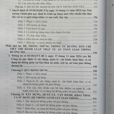 Luật Trật tự an toàn giao thông đường bộ - Hệ thống văn bản quy định chi tiết thi hành