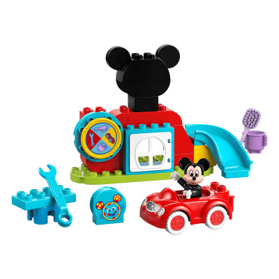 LEGO DUPLO 10454 Đồ Chơi Lắp Ráp Nhà Câu Lạc Bộ Mickey Mouse Và Xe Hơi (27 chi tiết)