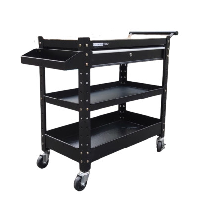 TỦ ĐỒ NGHỀ STRONGER TOOL 1 NGĂN KÉO CÓ MẶT BÀN GỖ DÙNG CHO GAGARE Ô TÔ TIỆM SỬA XE MÁY