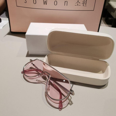 Kính râm màu Nam nữ Bản to Kim loại sành điệu (Nhiều màu) - AFIX01