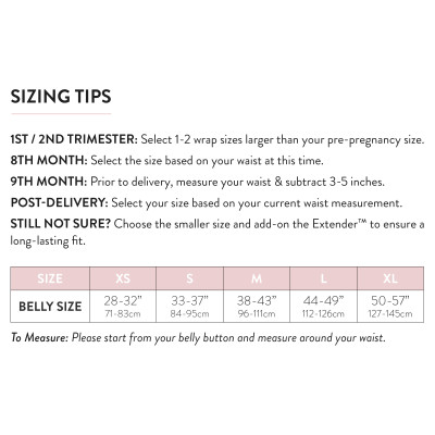 Đai nịt bụng, phục hồi cho mẹ sau sinh Original Belly Wrap