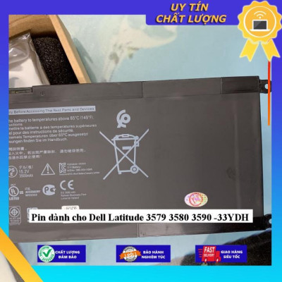 Pin dùng cho Dell Latitude 3579 3580 3590 -33YDH - Hàng Nhập Khẩu New Seal