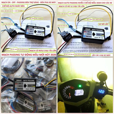 Mạch Đèn Trợ Sáng/Đèn Bi Cầu 2 Màu Auto 3S Đa Dạng Chế Độ và Học Lệnh Mẫu Mới Công Nghệ Tiên Tiến