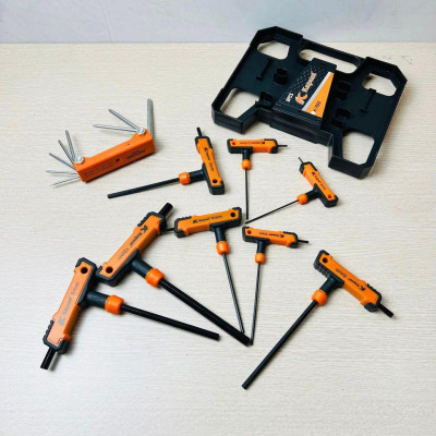 Bộ Lục Giác 18 chi tiết đầu bi và đầu sao KAPUSI TOOLS Nhật Bản k0420