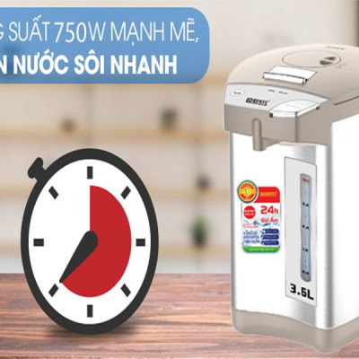 Bình Thủy Điện Lorente LT-5035 750W dung tích 3.5L Bình giữ nhiệt chế độ tự động ngắt, đun an toàn, ruột inox- Hàng Chính Hãng