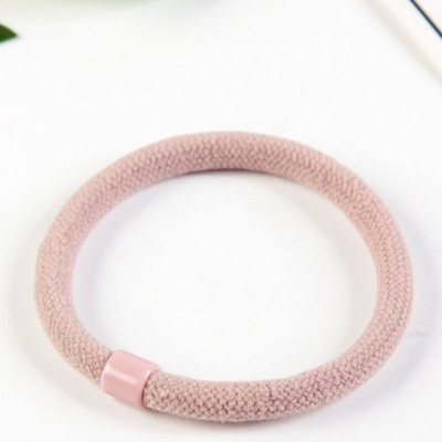 Set 10 dây cột tóc trơn đơn giản nhiều màu ngẫu nhiên COT96