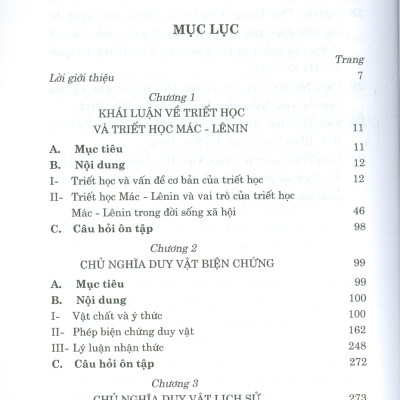 Giáo Trình Triết Học Mác – Lênin (Dành Cho Bậc Đại Học Hệ Chuyên Lý Luận Chính Trị) - Bộ mới năm 2021