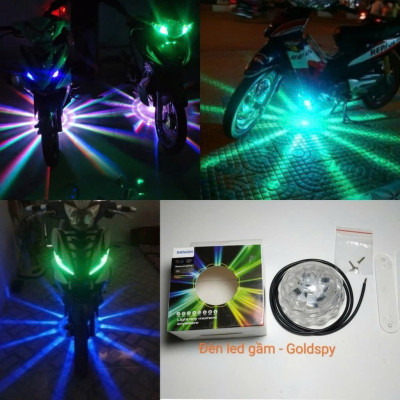 Đèn Gầm Xe Máy Ô Tô 12V - 80V - 48 Tia Đảo Màu Tự Động Chống Nước và Độ Sáng Cao: Loại Tốt