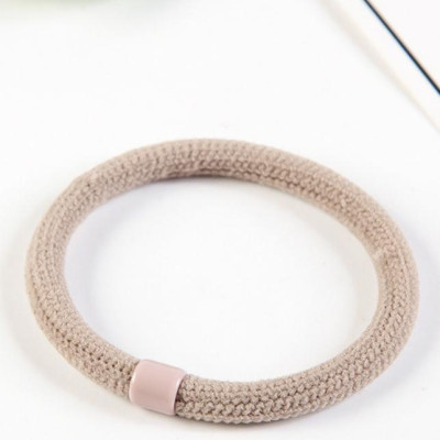 Set 10 dây cột tóc trơn đơn giản nhiều màu ngẫu nhiên COT96