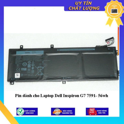 Pin dùng cho Laptop Dell Inspiron G7 7591- 56wh - Hàng Nhập Khẩu New Seal