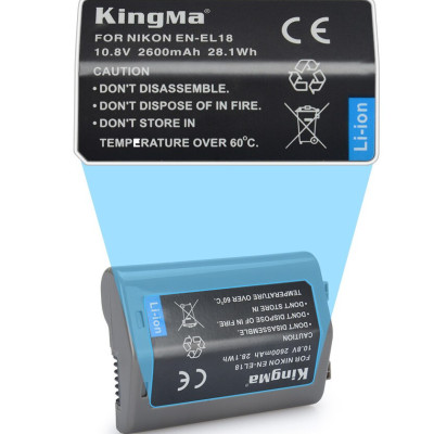 Pin Kingma cho Nikon EN-EL18, Hàng chính hãng