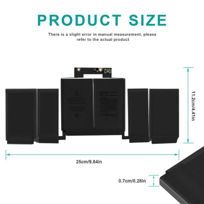 Pin A1964 Tương Thích Cho Macbook Pro Retina 13 Touch Bar A1989 (Year 2018 - 2019) TEEEMO PC Hàng Nhập Khẩu New Seal