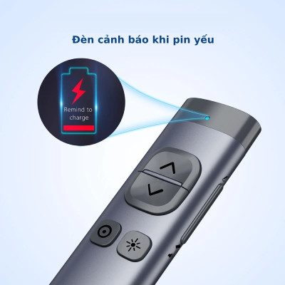 Bút trình chiếu NORWii N97S kĩ thuật số LASER màu Xanh/Đỏ chuyên dùng cho màn hình LED/TV và màn chiếu.  Hàng Chính Hãng.