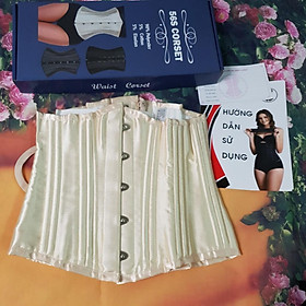 Đai nịt bụng Corset (gen siết giảm eo) 24 xương thép đơn Italy
