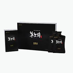 Đông Trùng Hạ Thảo Lên Men Bonchowi Hàn Quốc Màu Đen 19% ( Hộp 30 gói)
