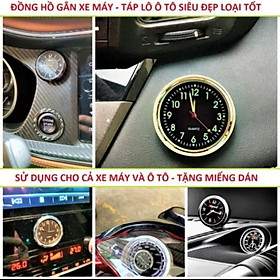 1 CÁI ĐỒNG HỒ TAPLO DẠNG KIM LẮP XE HƠI ÔTÔ MẪU MỚI CHẤT LƯỢNG 