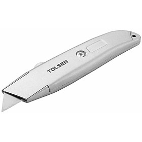 DAO RỌC GiẤY LƯỠI LIỀN CÁN NHÔM TOLSEN 30008 - HÀNG CHÍNH HÃNG