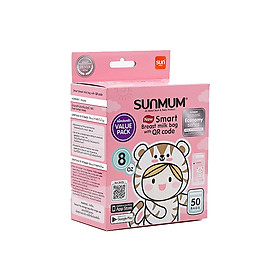 Combo 02 hộp túi trữ sữa Sunmum 250ml - mỗi hộp chưa 50 túi trữ sữa Sunmum dung tích 250ml có kiểm định y tế