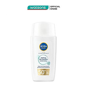 Kem Chống Nắng Nivea Sun Derma Blemish Control SPF50+ 40ml