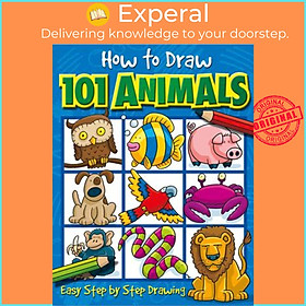 Sách - How to Draw 101 Animals, Volume 1 by Dan Green (UK edition, paperback)