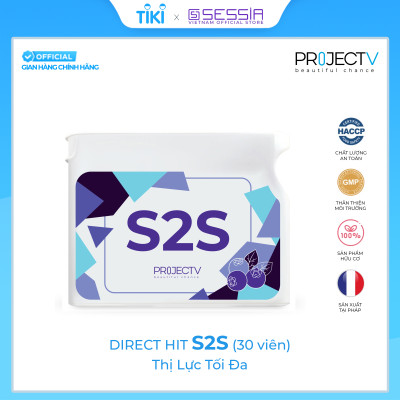 [VOUCHER 200K & TẶNG 5 TÚI PV ZIP] Thực Phẩm Sức Khoẻ BR+A+S2S | V Alphabet - Trí não, Thị lực & Chống oxy hoá - PROJECT V - Xuất xứ Pháp, Hàng Chính Hãng