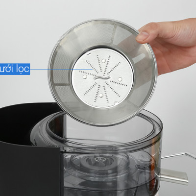 Máy ép trái cây đa năng Panasonic MJ-CB800SRA-Mâm xay 100% kim loại-Kèm cối sinh tố - Hàng chính hãng