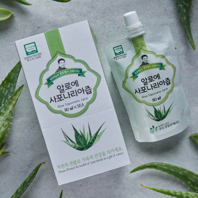 NƯỚC NHA ĐAM SÂM HỮU CƠ NGUYÊN CHẤT 100% GÓI 100ML HỖ TRỢ TIÊU HÓA