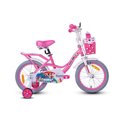 Xe đạp 3 bánh trẻ em Thống Nhất Power pull girl TE16 (Dành cho trẻ từ 3 đến 8 tuổi)