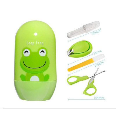 Bấm Móng Tay Trẻ Em, Bộ Dụng Cụ Bấm Móng Cho Bé 4 Chi Tiết, Cắt Móng Tay Tiện Dụng Có Hộp Đựng