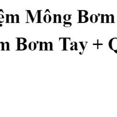 Ghế bơm hơi tình yêu Có Tay Vịn - Tặng Kèm Bơm Tay và quà tặng bơm tay đơn giản tháo ráp da bền đàn hồi không thủng