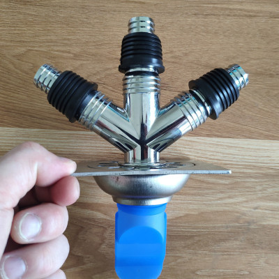 Bộ thoát nước máy giặt, thoát nước thải, nước thoát sàn nhà tắm, vệ sinh kiêm chống mùi hôi, ngăn côn trùng trào ngược – Bộ chia 3, MIHOCO 31