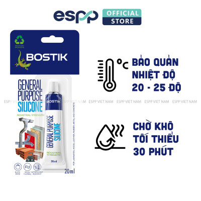 Keo Dán Silicone đa dụng 20ml - BOSTIK