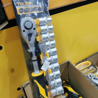 BỘ 12 CHI TIẾT ĐẦU TUÝP TỰ ĐỘNG 1/2 INCH TOLSEN 15152 - HÀNG CHÍNH HÃNG