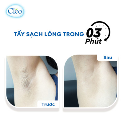 Kem Tẩy Lông Chiết Xuất Bơ Cleo Dành Cho Da Thường 25g, an toàn, không đau và đạt hiệu quả nhanh chóng