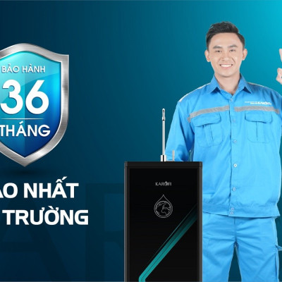 Máy lọc nước RO Mỹ 10 lõi Karofi KAQ-D58 Aiotec RO - Giao trước lắp sau miễn phí toàn quốc - Bảo hành 36 tháng - Hàng chính hãng