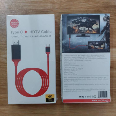 Cáp USB Type-C to HDMI hỗ trợ 4k*2k cho Điện thoại Adroid