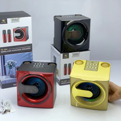 Loa Karaoke Bluetooth YS-207 Kèm 2 Micro Không Dây ( Hàng Chính Hãng )