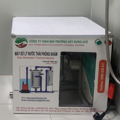 (Hàng chính hãng) Máy lọc nước thải Litero ACE1000I xử lý nước thải Phòng xét nghiệm Công nghệ oxy hoá bậc cao kết hợp lọc nano và than hoạt tính 1 bộ