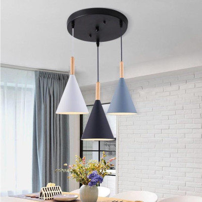 Đèn thả LUNAS kiểu dáng hiện đại trang trí nội thất cao cấp - kèm bóng LED chuyên dụng và đế ốp trần.