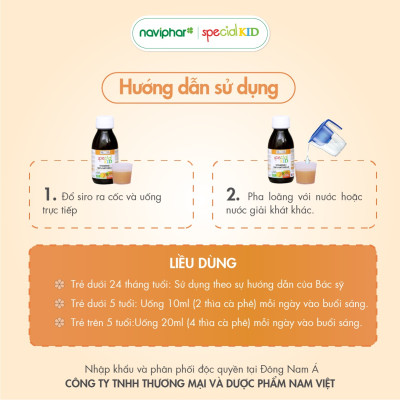 TPBVSK Special Kid Vitamine C 100% Naturelle - Siro bổ sung Vitamine C hữu cơ tự nhiên, tăng cường sức đề kháng (125ml) [Nhập khẩu Pháp]